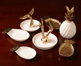 歐式現代首飾珠寶創意收納盤 融合美學與實用的家居飾品