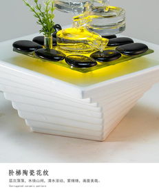 流水噴擺件 現代家居裝飾的藝術新風尚